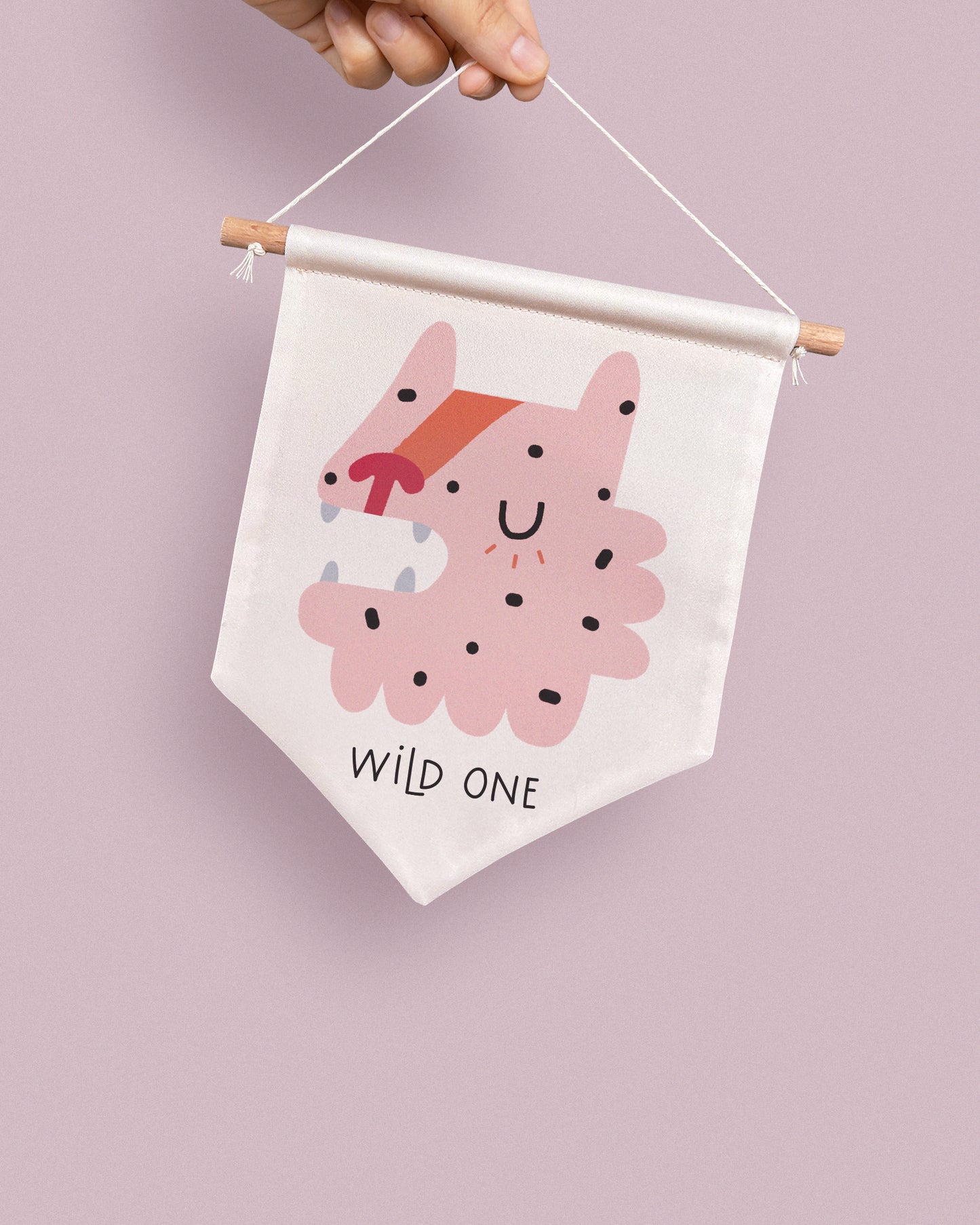 'Wild One' pamut banner