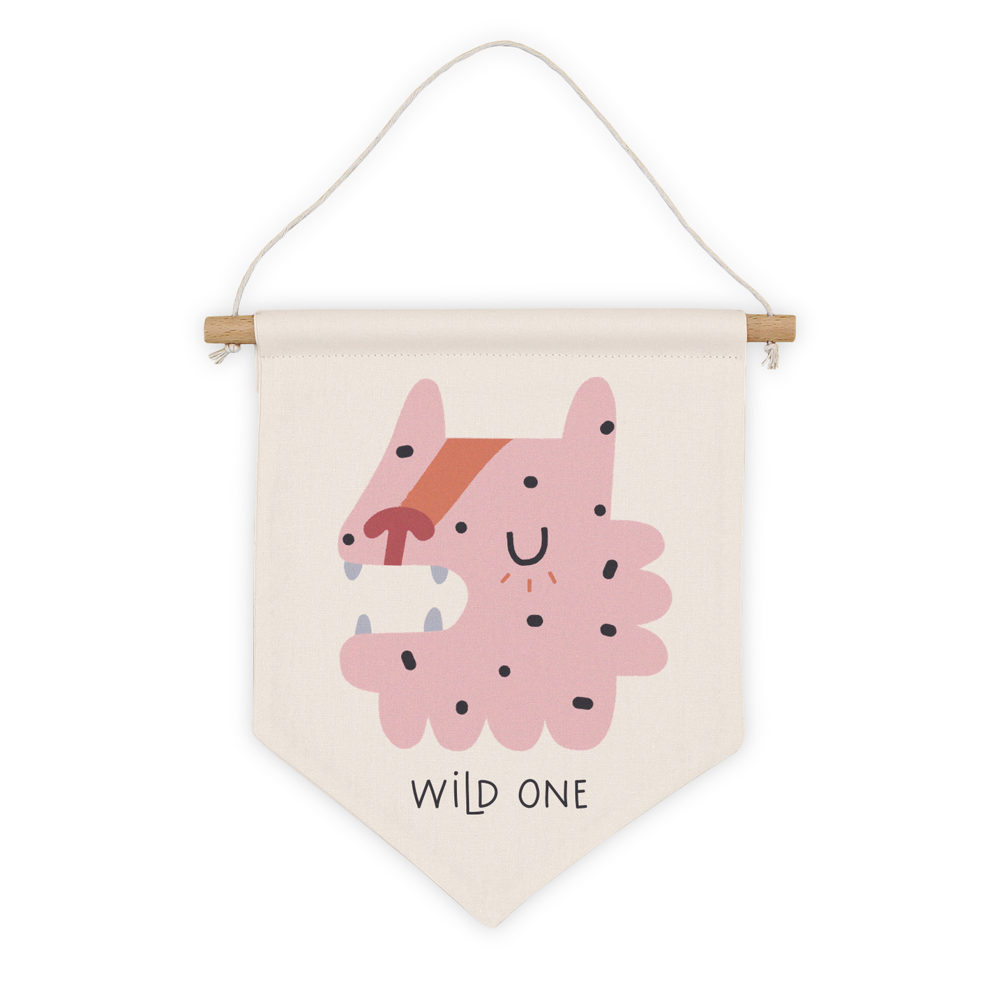 'Wild One' pamut banner