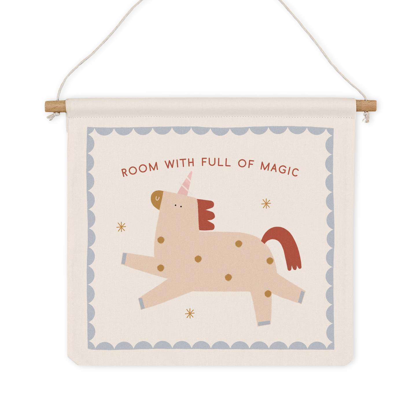 'Room with full of magic' pamut banner