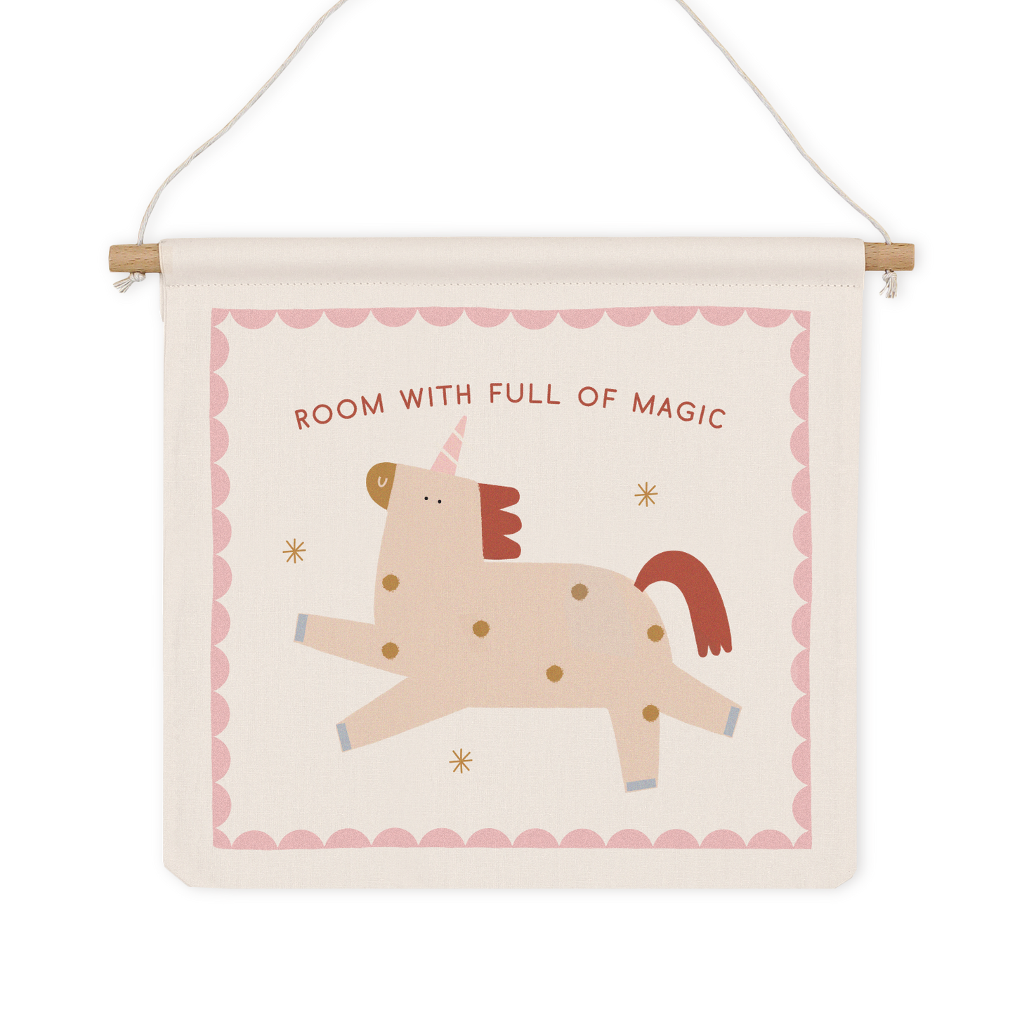 'Room with full of magic' pamut banner