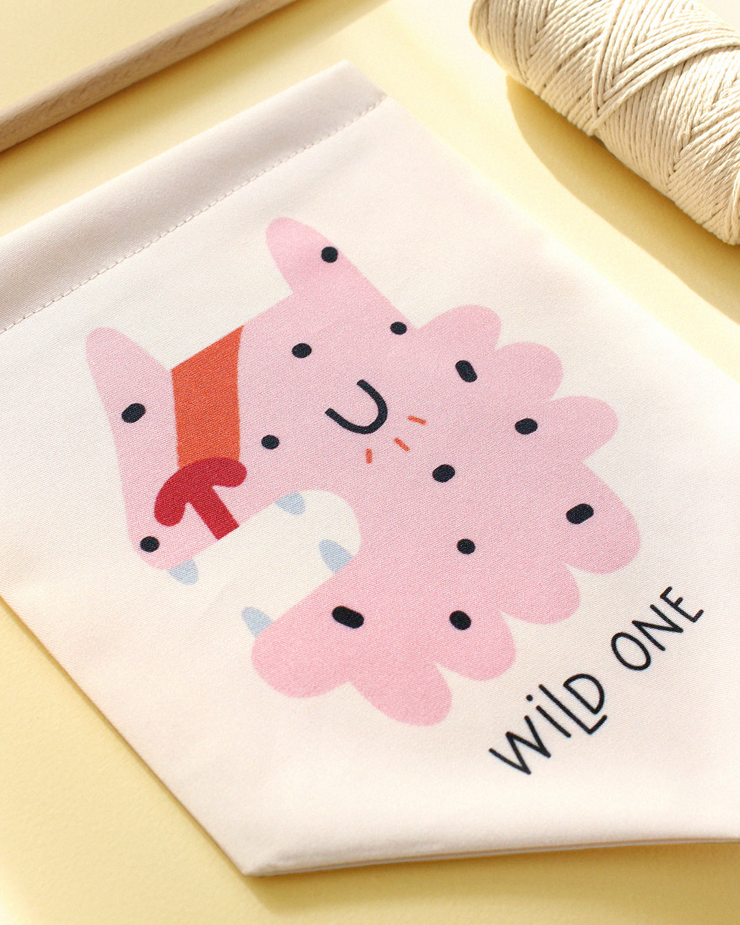 'Wild One' pamut banner